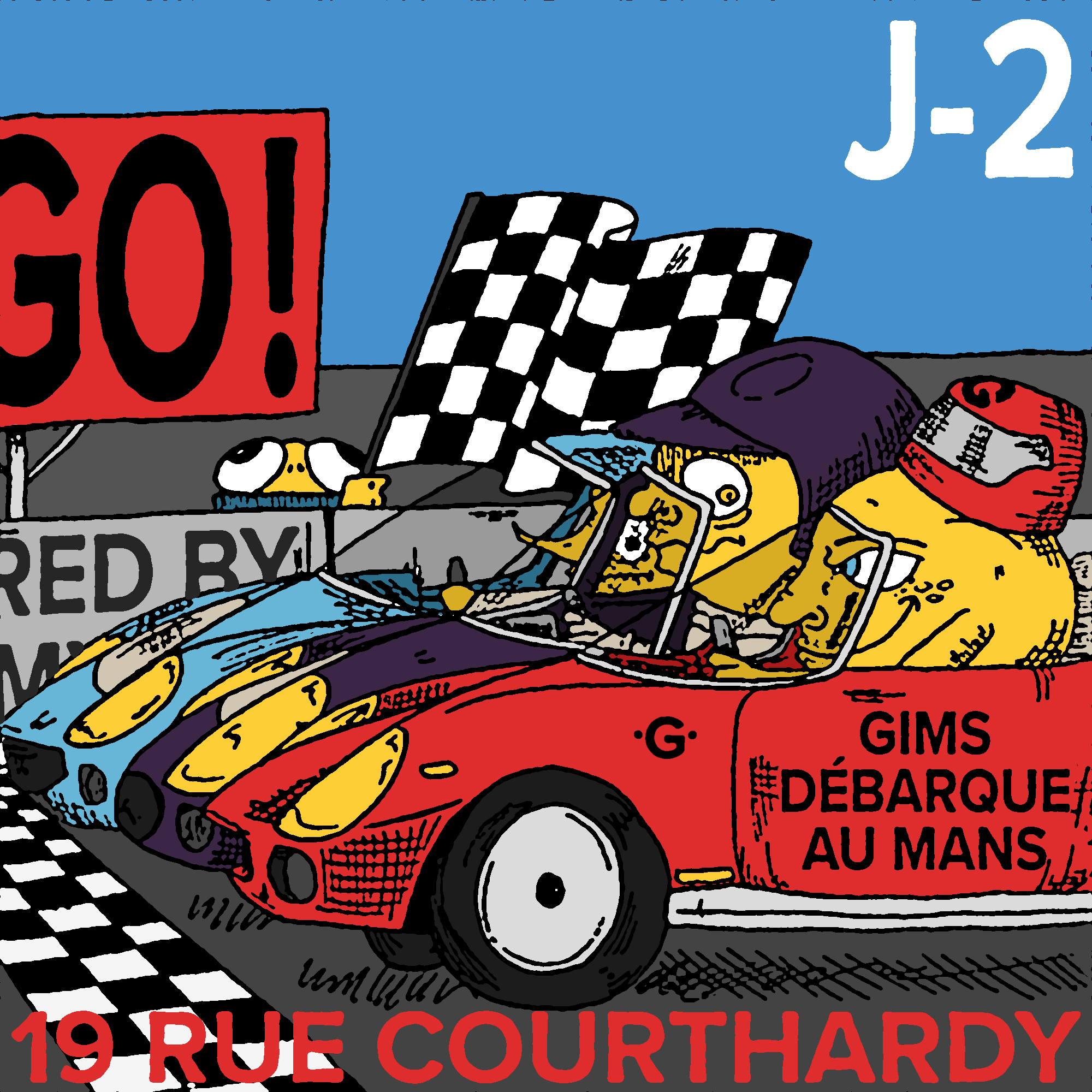 L’arrivée au mans