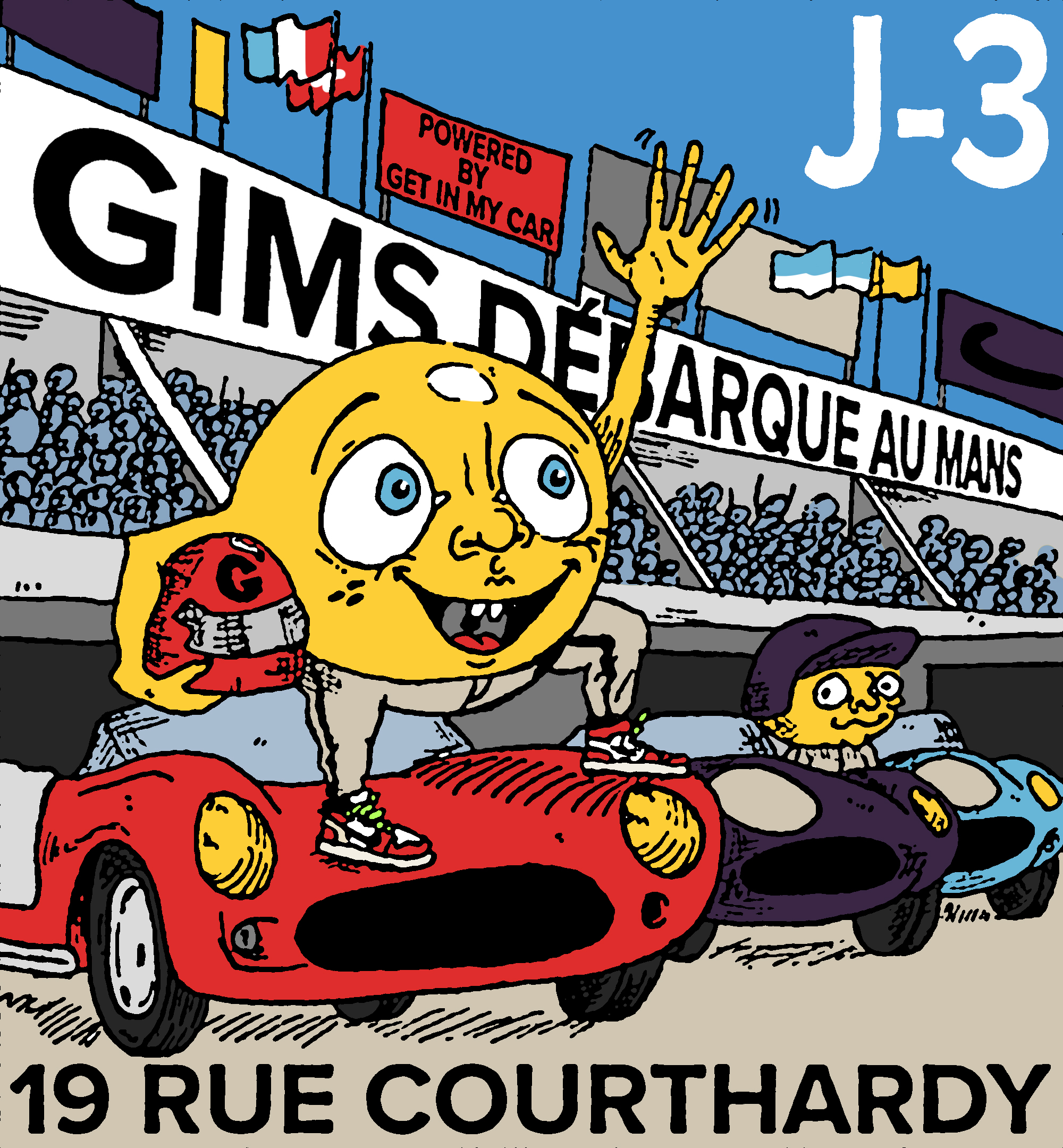 L’arrivée au mans