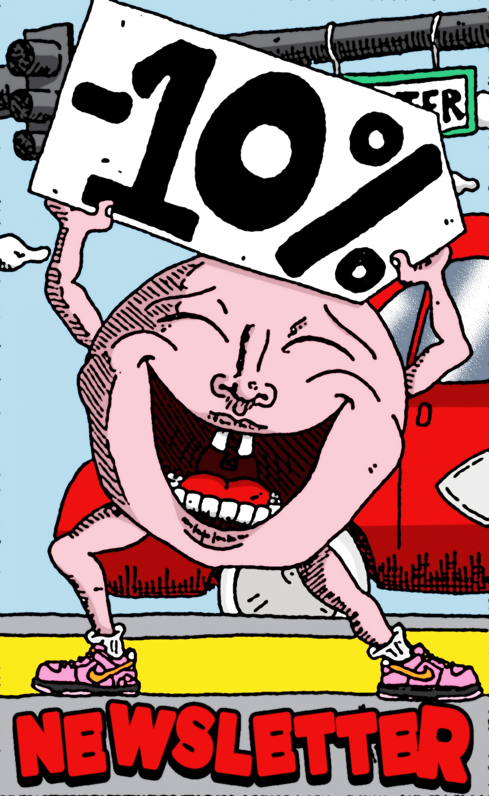 The sign spinner