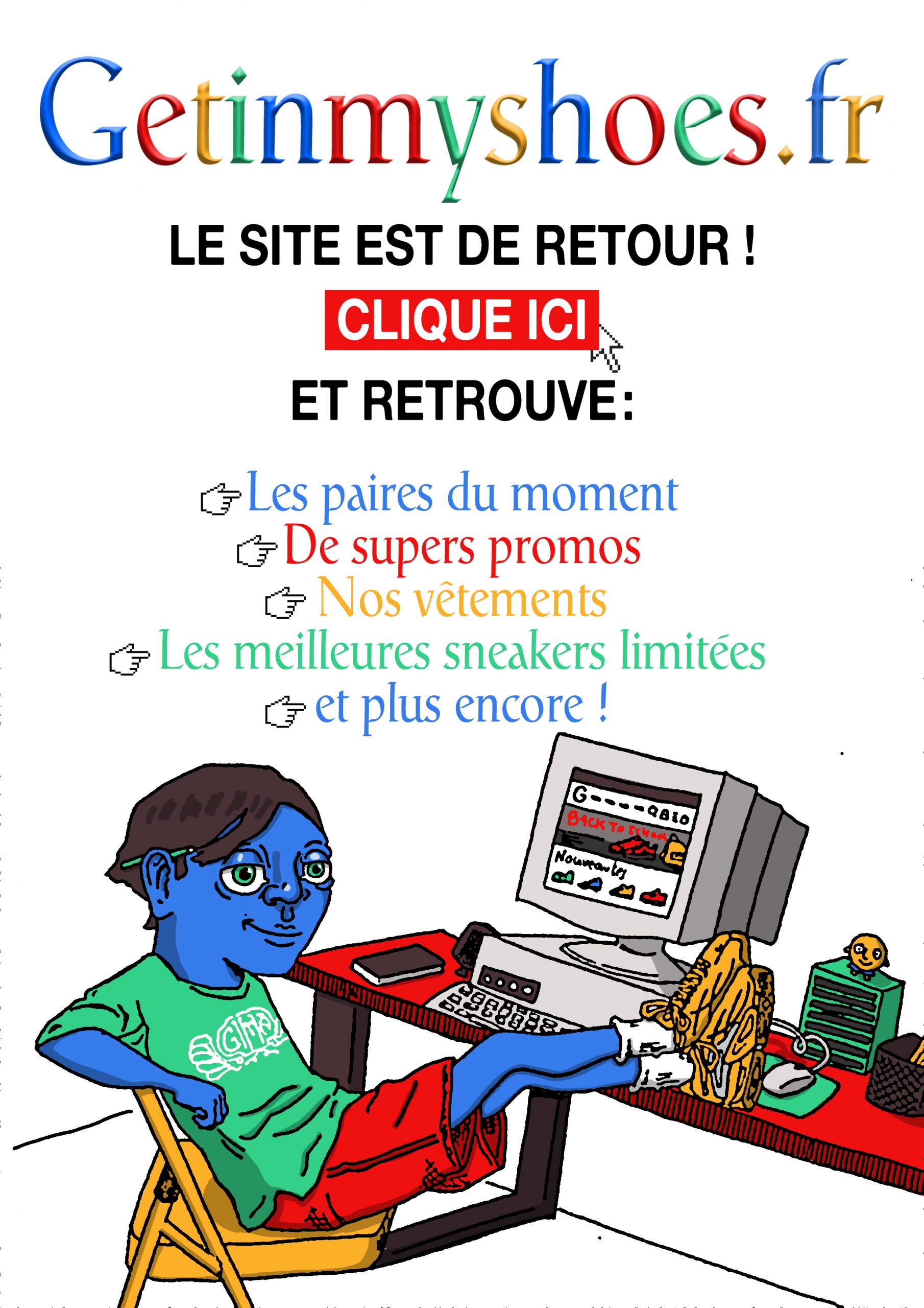 Retour du site